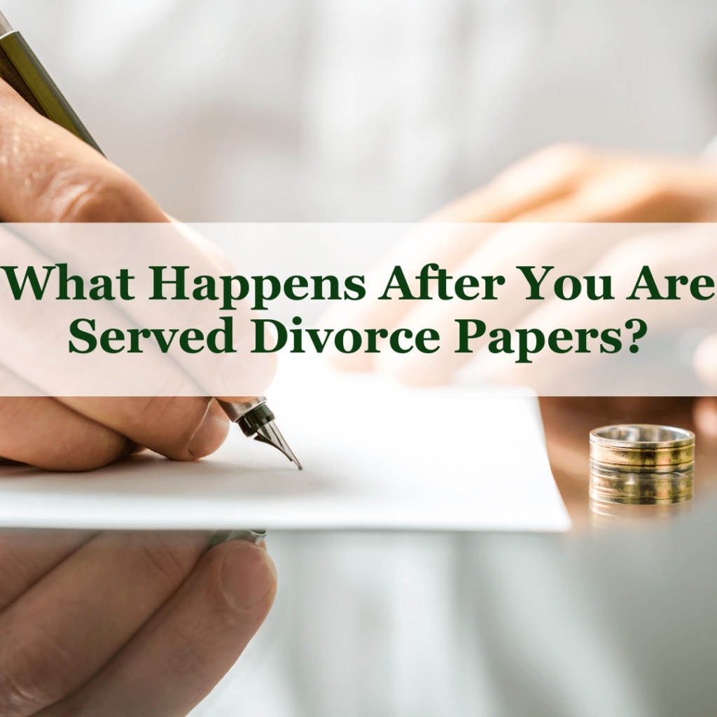 What Happens After You Are Served Divorce Papers in Washington?(02)